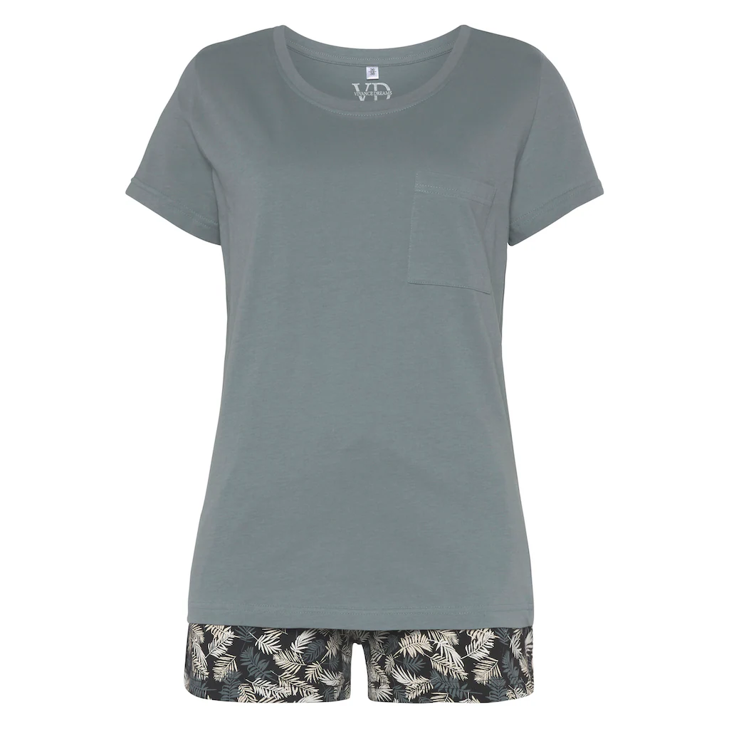 Vivance Dreams Pyjama (2 tlg.) mit schönem Naturprint online kaufen Online Outlet