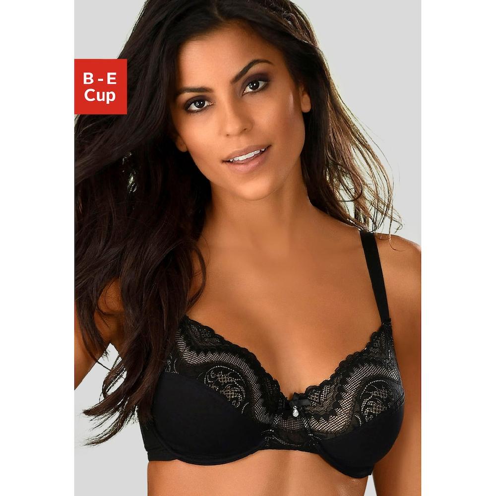 petite fleur gold Bügel-BH mit Obercup aus floraler Spitze sexy Dessous online bestellen Vierteljährliche Förderung