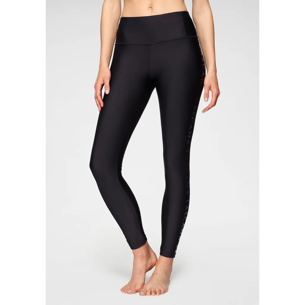 LASCANA ACTIVE Leggings mit glänzendem Logoschriftzug Nur noch ein Tag übrig