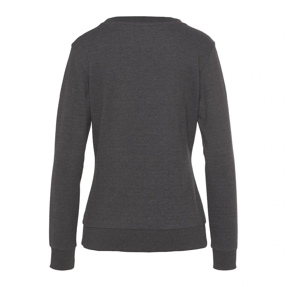 Bench. Loungewear Sweatshirt mit glänzender Logostickerei Loungewear Riesige Rabatte